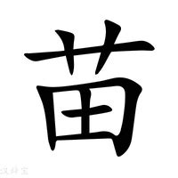 苗字意思|苗的意思